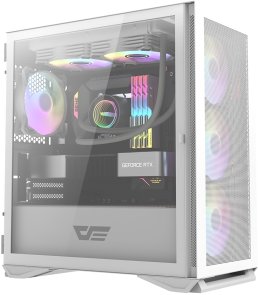 Корпус DARKFLASH DLM200 White with window (DLM200 WHITE)