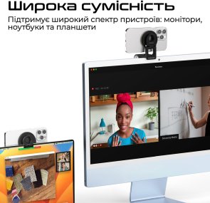 Універсальний тримач Promate Versamount Black (6959144066035)