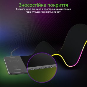 Килимок Vertux RaftPad-Qi Black (6959144051642)