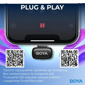 Фото: Радіосистема BOYA mini-23 Type-C Black № 8 | KTC