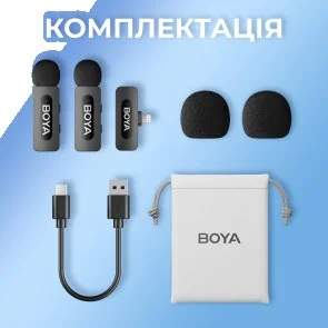 Фото: Радіосистема BOYA BY-V2 Lightning Black № 17 | KTC