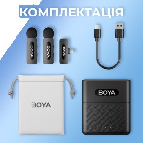Радіосистема BOYA BY-V3 Lightning Black