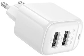 Зарядний пристрій BOROFONE BAS41A Potential 2A White (6941991113741)