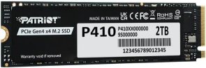 SSD-накопичувач Patriot P410 2280 PCIe 4.0 x4 NVMe 1.4 2TB (P410P2TBM28H)
