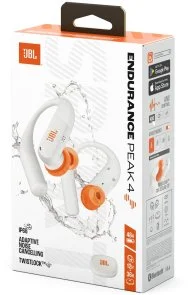 Фото: Навушники JBL Endurance Peak 4 TWS White (JBLENDUPEAK4WHT) № 8 | KTC