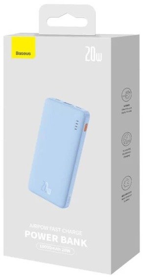 Батарея універсальна Baseus Airpow Fast Charge 10000mAh 20W Galaxy Blue (P10022801313-00)