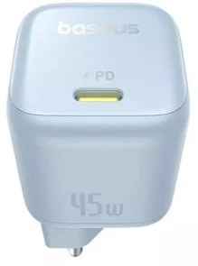 Фото: Зарядний пристрій Baseus PicoGo 45W GaN Galaxy Blue (P10176800313-00) № 5 | KTC