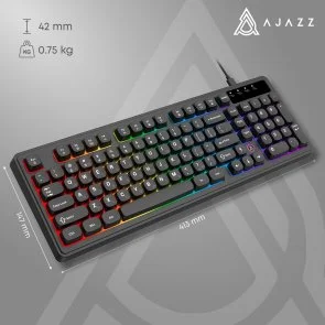 Фото: Клавіатура Ajazz AF98 USB Black (AF98-B) № 13 | KTC