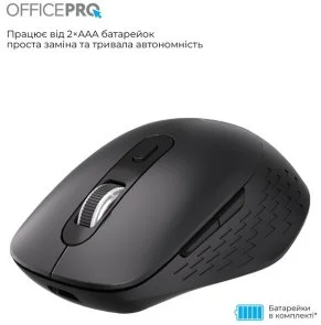 Фото: Миша OfficePro M265B Wireless Black № 9 | KTC