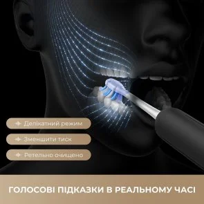 Фото: Електрична зубна щітка Mova Fresh 20 Sensus Black (ATS25B-BK) № 12 | KTC