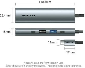 Фото: USB-хаб Vention 5in1 (TGLHB) № 11 | KTC