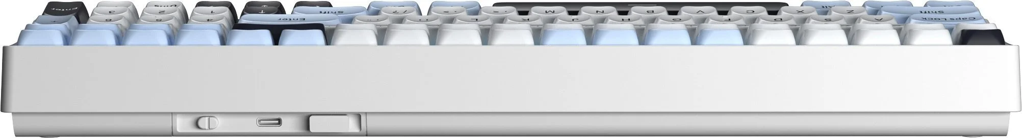 Фото: Клавіатура Aula S100 Pro Brown Switch WL/BT/USB White/Black (6948391205755) № 5 | KTC