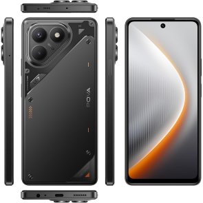 Смартфон TECNO Pova 7 Neo LJ6 8/128GB Geek Black (4894947086786)