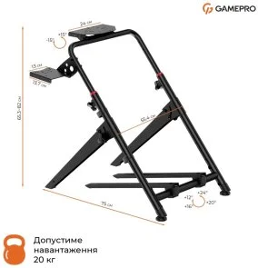 Фото: Кокпіт з кріпленням для керма GamePro RS029 № 2 | KTC