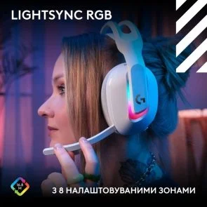 Фото: Гарнітура Logitech G Astro A20 X Lightspeed White (939-002253) № 5 | KTC