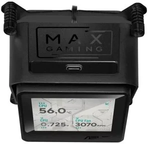 Фото: Система рідинного охолодження ASUS Max Gaming LC 360 ARGB LCD Black (90RC01G1-B0EAY0) № 10 | KTC