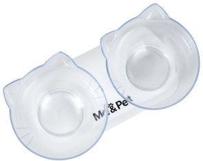 Годівниця подвійна прозора Me&Pet (NMP060)