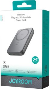 Батарея універсальна JoyRoom Magnetic Wireless JR-W020 10000mAh 20W Black (6941237118455)