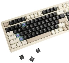 Клавіатура KZZI K98 Rainbow Switch ENG/UKR WL/BT/USB Meteorite Grey (6935280825019)