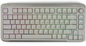 Фото: Клавіатура KZZI I75 Red Switch WL/BT/USB Grey (6977534870635) № 2 | KTC