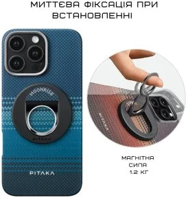 Фото: Тримач Popsocket Pitaka MagEZ Grip 3 Moonrise № 8 | KTC