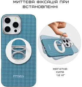 Фото: Тримач Popsocket Pitaka MagEZ Grip 3 Ocean Blue № 5 | KTC