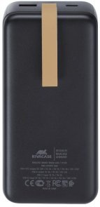 Батарея універсальна RivaCase RivaPower VA1083 30000mAh, 1xUSB, 2xType-C, 65W, Black