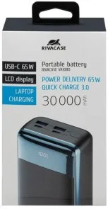 Фото: Батарея універсальна Riva RivaPower VA1080 30000mAh 65W Black (VA1080 (Black)) № 11 | KTC