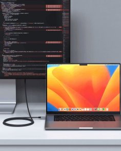 Кабель USB4 (Type-C/Type-C) 1.2м, Satechi Pro 240W, Space Gray