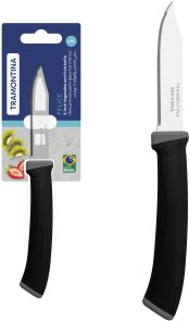 Ніж кухонний для овочів Tramontina FELICE 7.8cm Black (23491/103)
