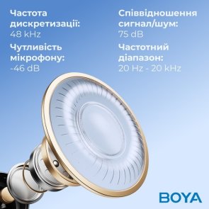Мікрофон BOYA K5-02 RGB Black (BOYA K5-02)