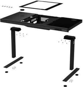 Стіл для геймерів Lorgar DE90G Black (LRG-DE90G)