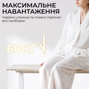 Фото: Стіл комп’ютерний SIHOO D03 White (D03-106/D03-107) № 8 | KTC