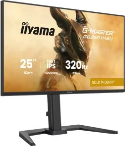 Фото: Монітор iiyama GB2591HSU-B1 Black - 24.5" IPS / 1920×1080 / 360 Гц / Nvidia G-Sync / Pivot / HAS № 4 | KTC