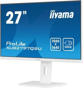 Фото: Монітор iiyama ProLite XUB2797QSU-W2 White - 27" IPS / 2560×1440 / 100 Гц / Adaptive Sync / Pivot / HAS № 4 | KTC