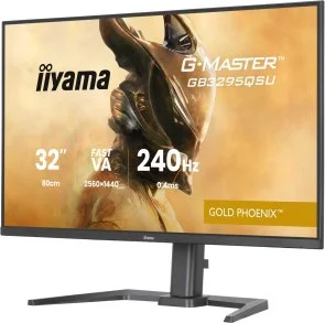 Фото: Монітор iiyama GB3295QSU-B1 Black - 31.5" VA / 2560×1440 / 240 Гц / AMD FreeSync Premium / HAS № 3 | KTC