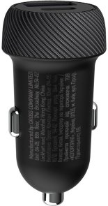 Автомобільний зарядний пристрій ColorWay 35W PD QC3.0 Black (CW-CHA064PD-BK)