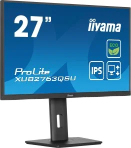 Фото: Монітор iiyama ProLite XUB2763QSU-B1 Black - 27" IPS / 2560×1440 / 100 Гц / Adaptive Sync / Pivot / HAS № 3 | KTC