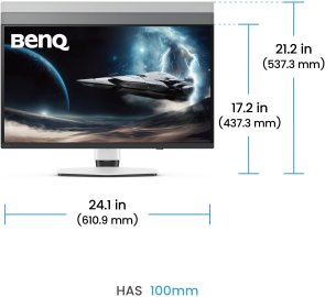 Монітор BenQ EX271UZ White (9H.LP2LA.TBE)