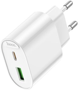 Зарядний пристрій Hoco C109A Fighter 20W White (6942007656719)
