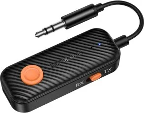 Фото: Bluetooth-ресивер BOROFONE BC62 Walker AUX BT Audio Receiver/Transmitter Black № 2 | KTC