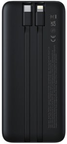 Батарея універсальна Baseus Lipow Dual Cable Digital Display 10000mAh 22.5W Black (10079101123-00)