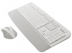 Комплект клавіатура+миша A4tech FG2500S Plus Wireless White (FG2500S Plus White)