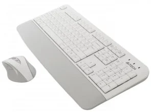 Фото: Комплект клавіатура+миша A4tech FG2500S Plus Wireless White (FG2500S Plus White) № 4 | KTC
