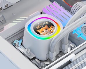 Система рідинного охолодження ID-COOLING FX360 LCD PE White (FX360 LCD PE WHITE)