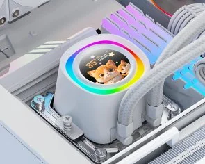 Фото: Система рідинного охолодження ID-COOLING FX360 LCD PE White (FX360 LCD PE WHITE) № 13 | KTC