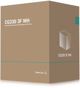 Корпус Deepcool CG330 3F White with window (R-CG330-WHNGM3-G)