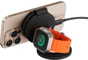 Бездротова зарядна станція Satechi OntheGo 3-in-1 Black (ST-QTG31K)