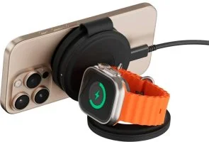 Фото: Бездротова зарядна станція Satechi OntheGo 3-in-1 Black (ST-QTG31K) № 4 | KTC