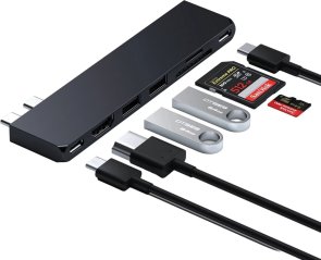 USB-хаб Satechi Pro Hub Slim Midnight (ST-HUCPHSD)